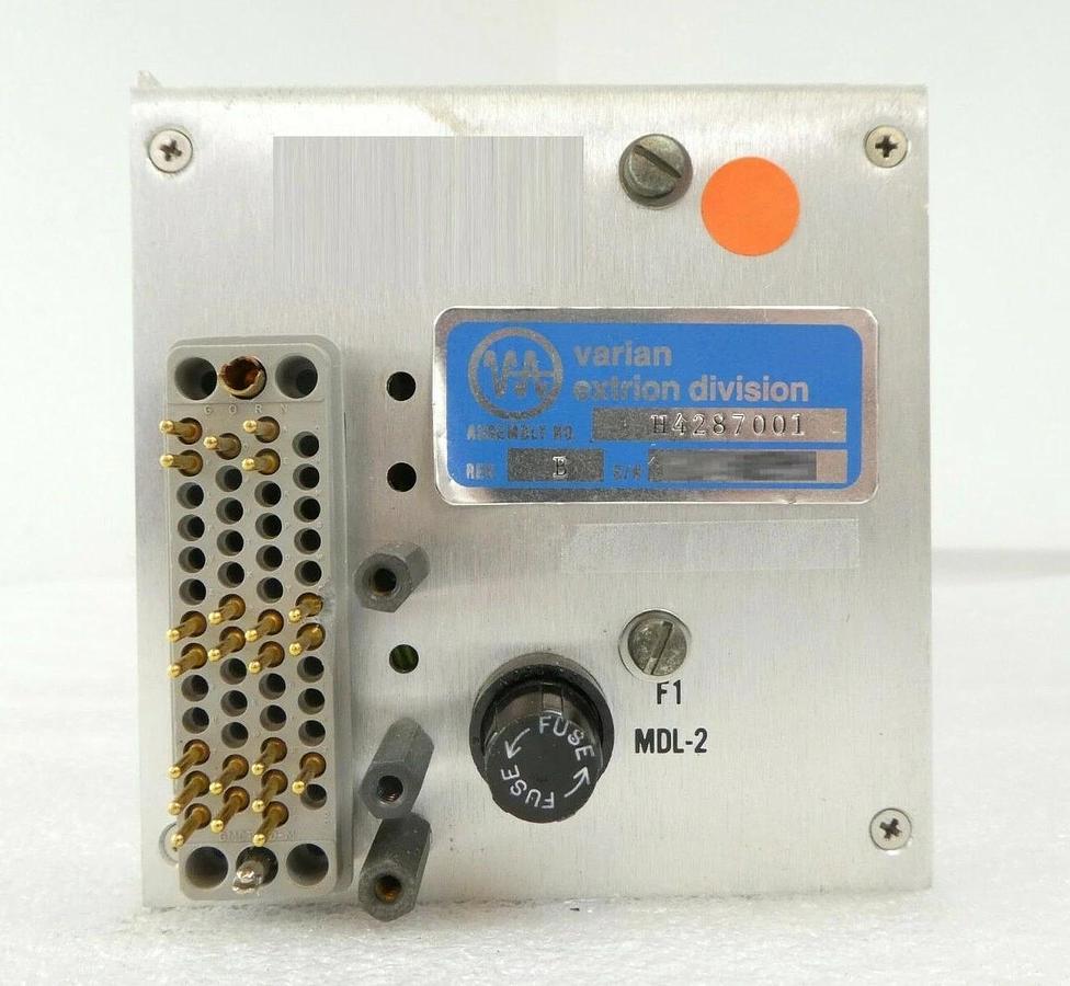 Used Varian Extrion H4287001 AMU Meter Control Module Rev. B Surplus Working