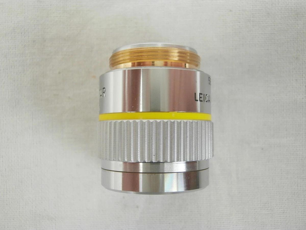 Used Leica 567050 Microscope Objective PL Fluotar 10x/0.25 ∞/- Working Surplus