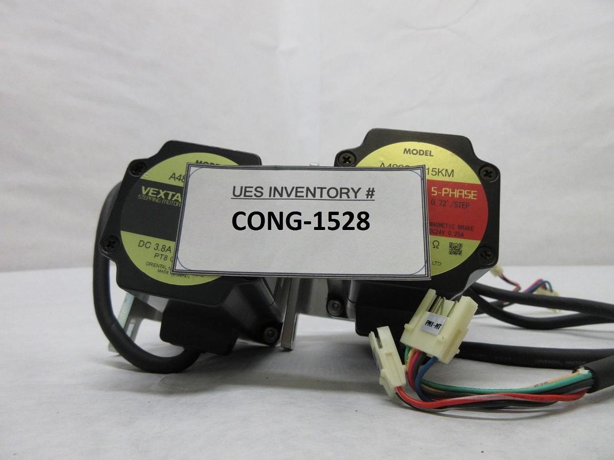 Used Oriental Motor A4886-9215KM 5-Phase Stepping Motor VEXTA Reseller Lot of 2 Used