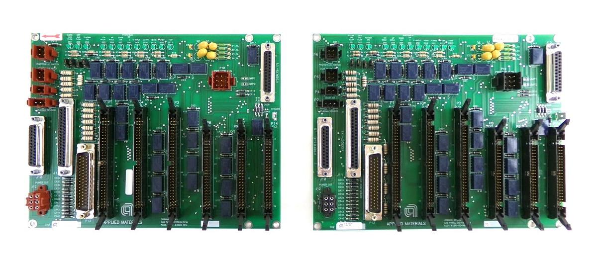 Used AMAT Applied Materials 0100-03406 Gas Panel Distribution PCB Lot of 2 Working