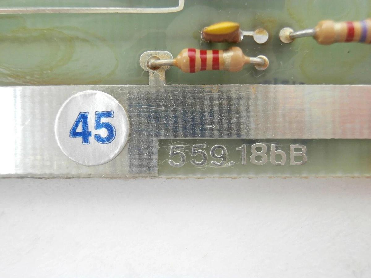 Used Karl Suss 455-60-18 PCB Card 559.18bA MJB 55 Wafer Mask Aligner Working Surplus