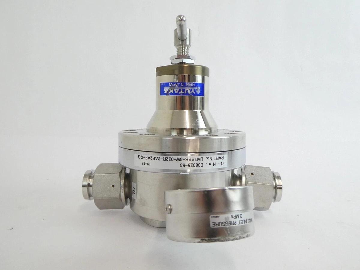 Used Yutaka LM1SSB-3W-022R-2AF2AF-QG Pressure Regulator LM1 Series Lot of 5 As-Is