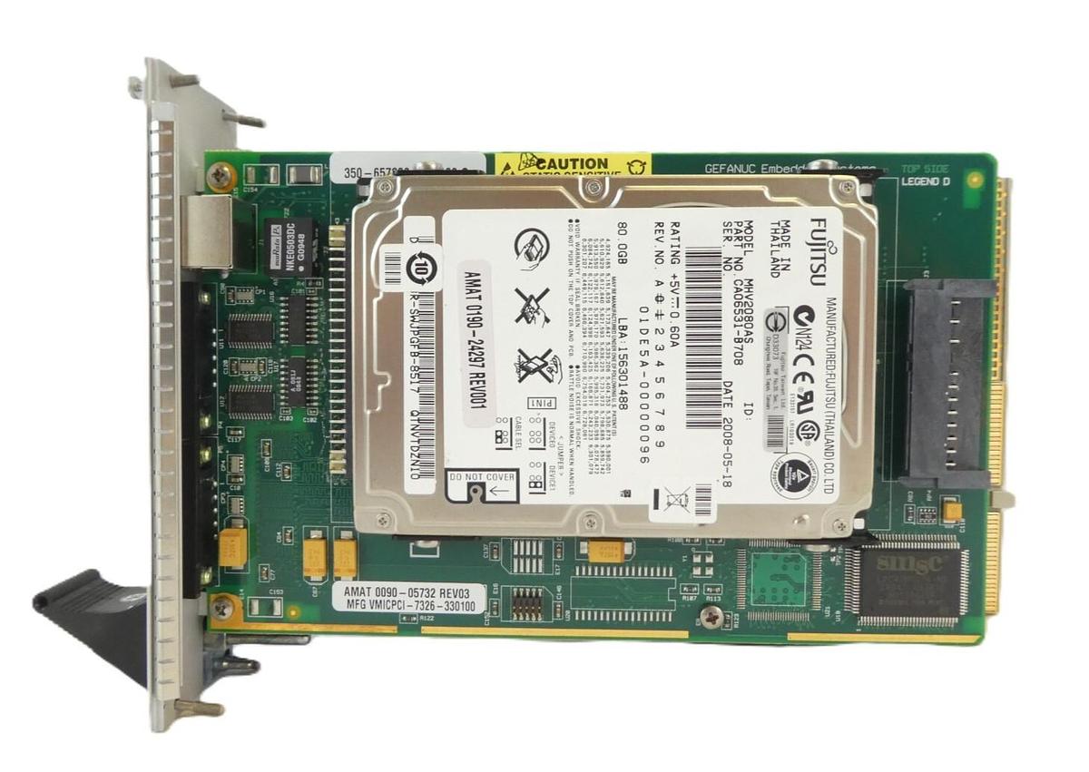 Used GE Fanuc VMICPCI-7326 SBC Single Board Computer AMAT 0190-24297 Rev. 001 Working