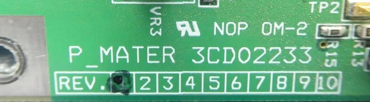 Used Hitachi Kokusai Denki 3CD02233 Adjustment Board PCB P_MATER Mikro Sonic Working