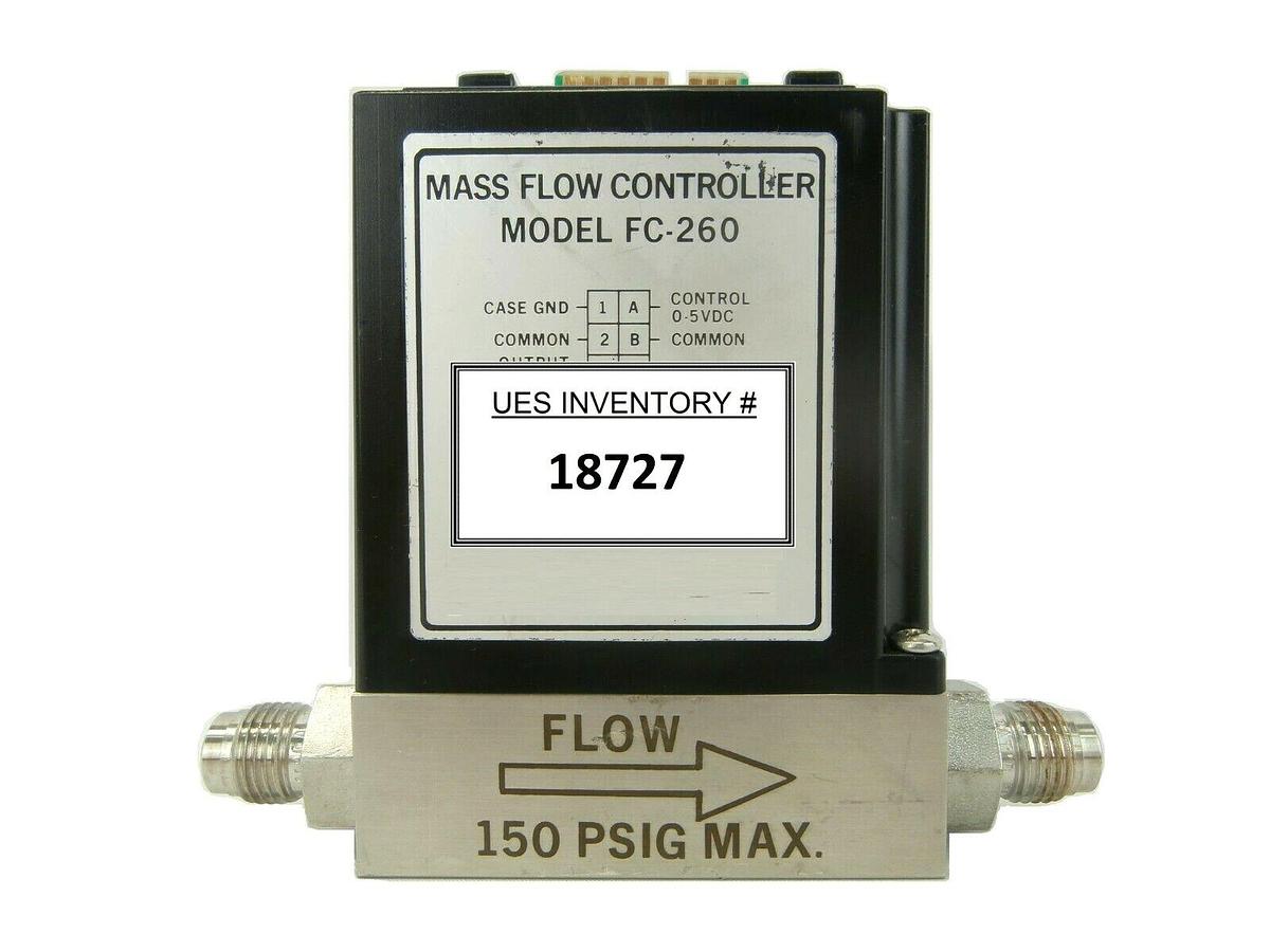 Used Tylan General FC-260 Mass Flow Controller MFC 100 SCCM N2 Working Spare