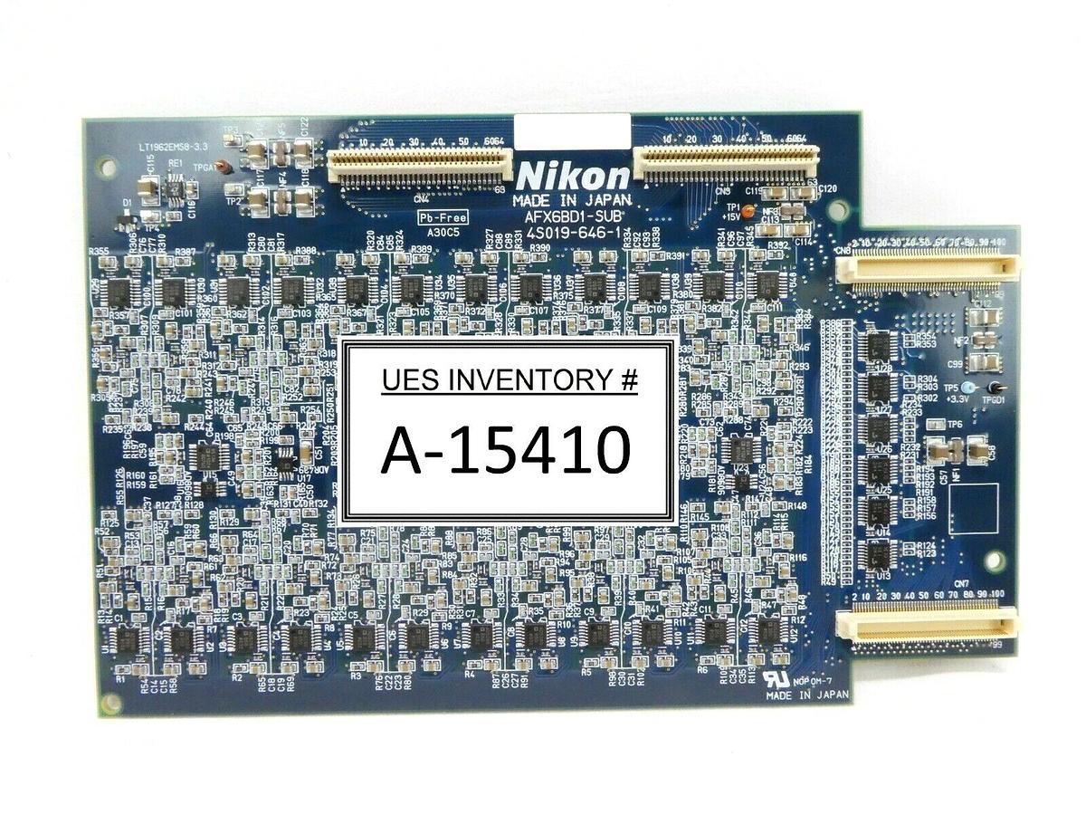 Used Nikon 4S019-646-1 AFX6BD1-SUB PCB NSR-S620D Immersion Scanner Working Spare