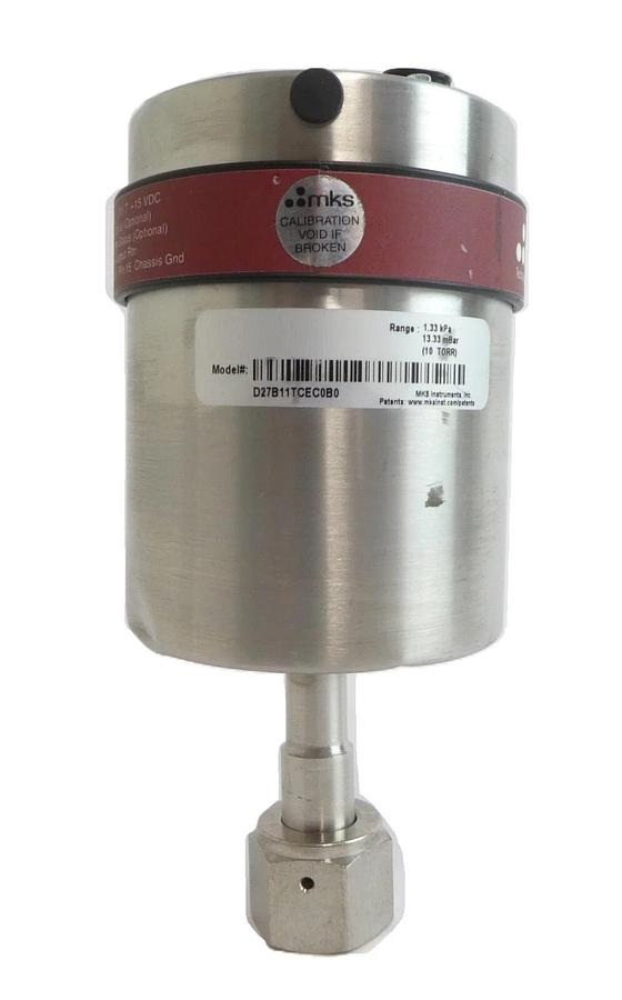 Used MKS Instruments D27B11TCEC0B0 Baratron Dual Range Dented Working Spare