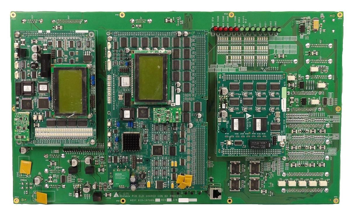 Used Lam Research 853-205919-101 ELD SHARED CON SUPPORT PCB 810-198000-003 Working