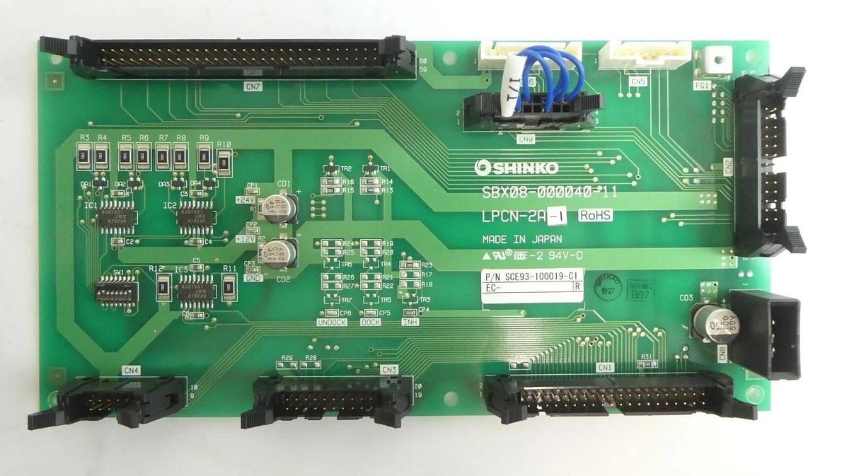 Used Shinko Electric SCE93-100019-C1 Interface PCB SBX08-000040-11 Lot of 2 Working