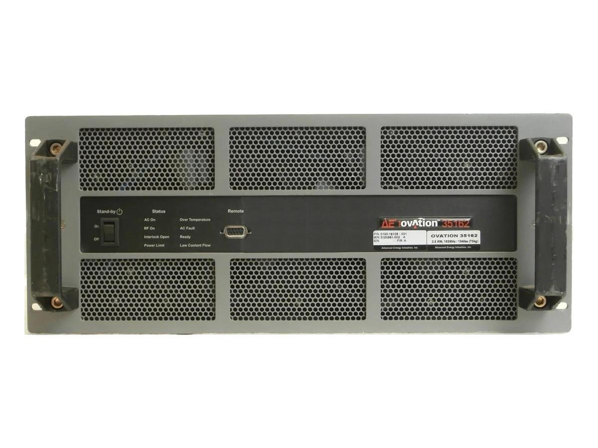 Used VHF Ovation 35162 AE Advanced Energy 0190-16109 RF Generator AMAT Tested Working