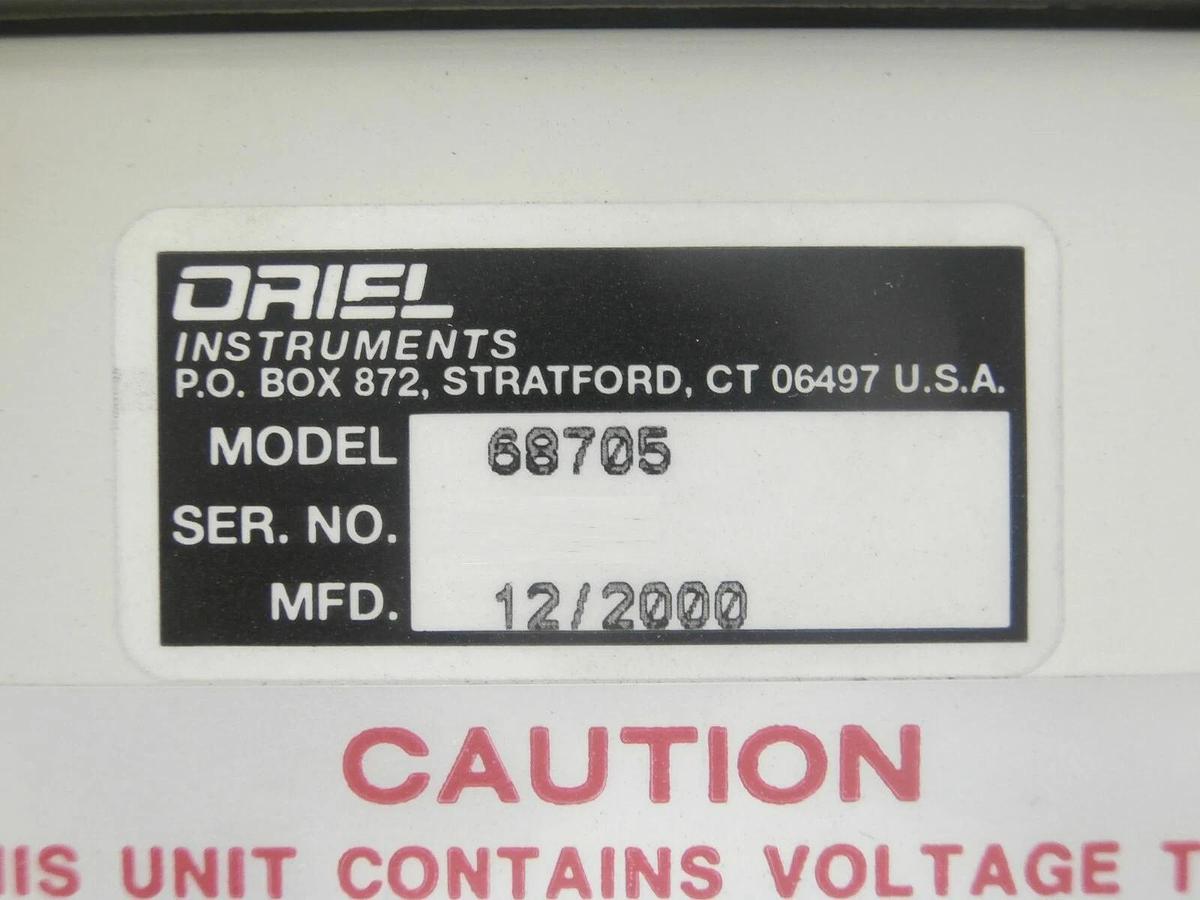 Used SVG Silicon Valley Group 859-9599-005 Arc Lamp Assembly Oriel 66055 SVGH 68705