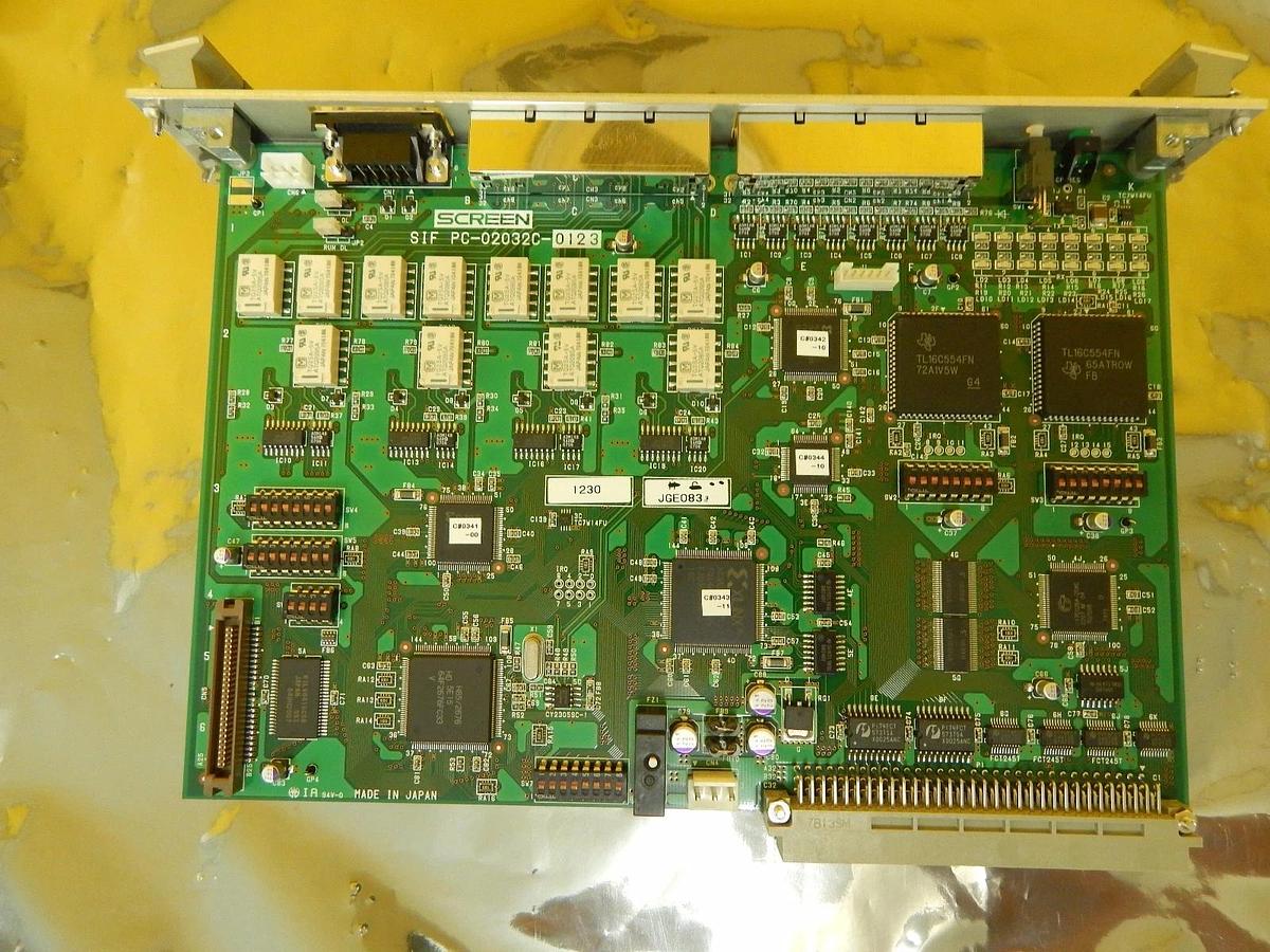 Used DNS Dainippon Screen PC-02032C-0123 SIF Interface VMEbus Card PCB SIF-A Used