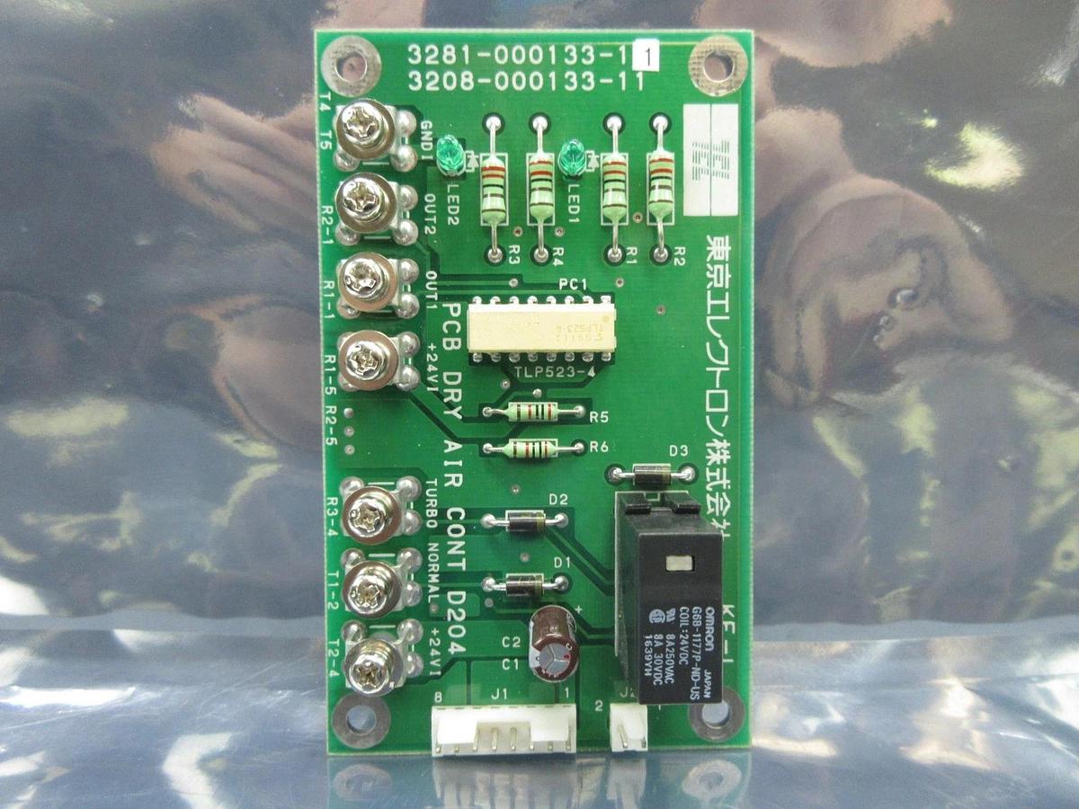 Used TEL Tokyo Electron 3281-000133-11 Dry Air Cont D204 Board PCB Used Working