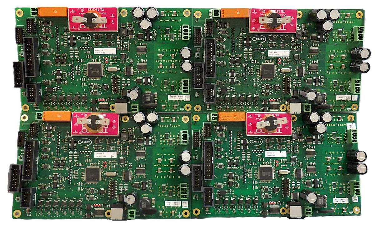 Used Comet 10007231-02 RF Match Network Control PCB 1180-PP-52-1.2.0 Lot of 4 Spare