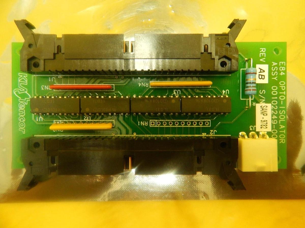Used KLA-Tencor 00102249-000 E84 Opto-Isolator PCB Board CRS-3000 Used Working