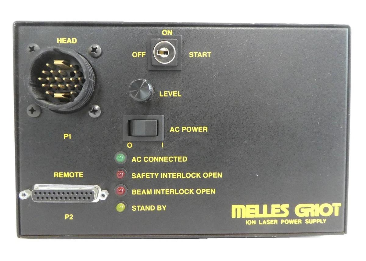 Used Melles Griot 176B-120B Ion Laser Head Power Supply Module Working Surplus