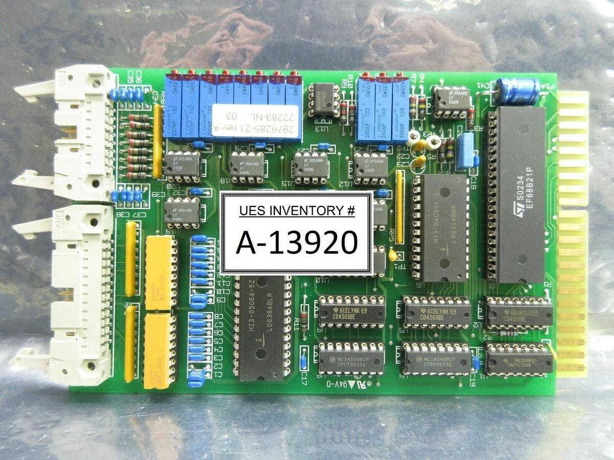 Used ASM Advanced Semiconductor Materials 2976285-21 Processor PCB Card Used Working