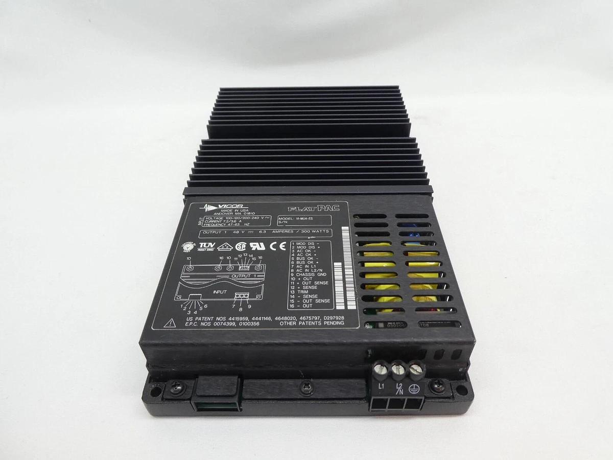 Used Vicor VI-MU4-ES AC/DC Converter FlatPAC Working Surplus