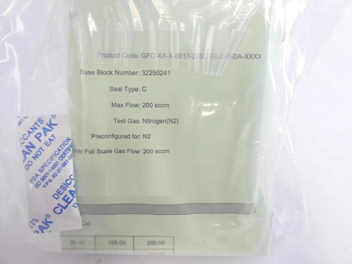 Pivotal 32-03379 Mass Flow Controller MFC 200 SCCM AMAT 0190-62534 Lot of 4 New