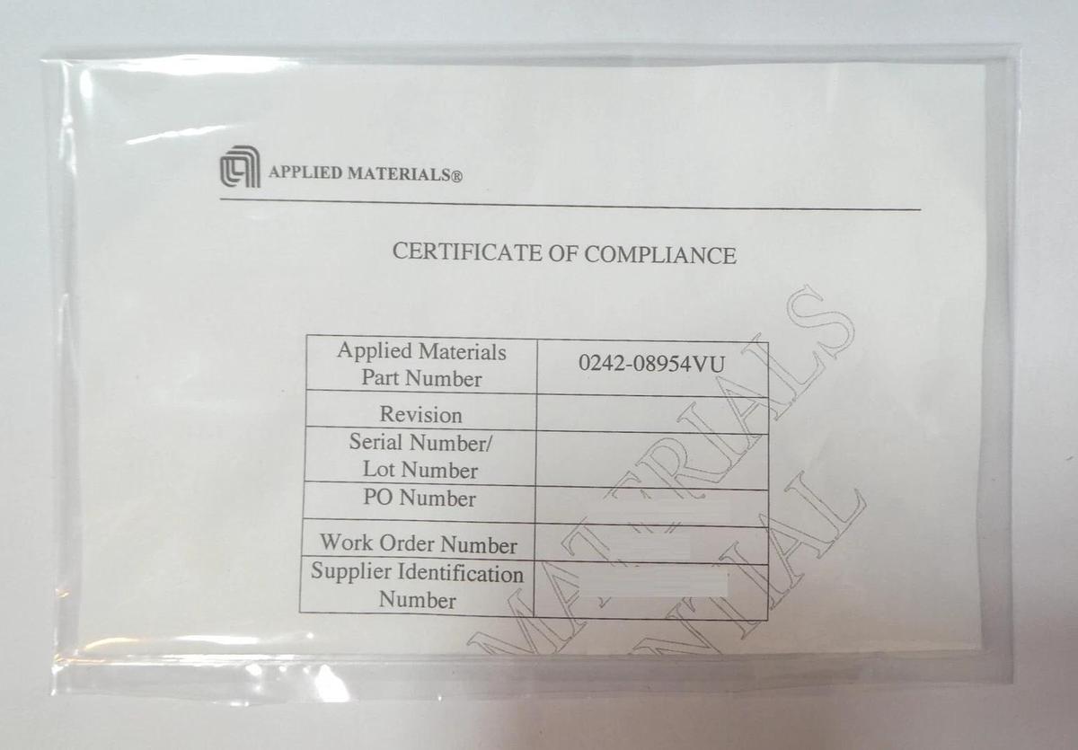 Refurbished AMAT Applied Materials 0242-08954 Heat Exchanger AMAT 1 Manufacturer Refurbished