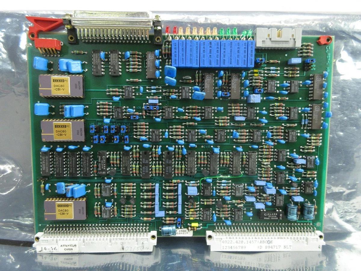 Used ASML 4022.428.1457 TB 2500 T PCB Card PAS 5000/2500 Wafer Stepper System Used