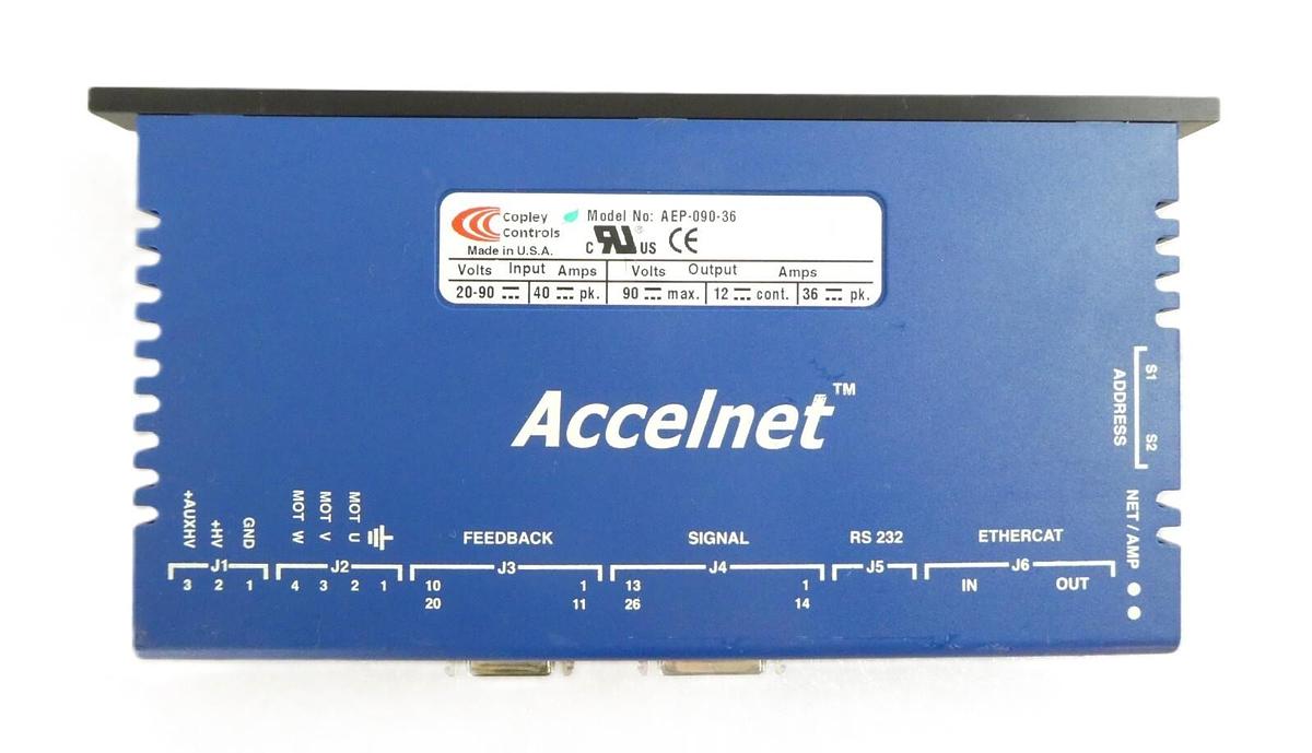 Used Copley Controls AEP-090-36 Servo Drive Assembly Accelnet Working Surplus