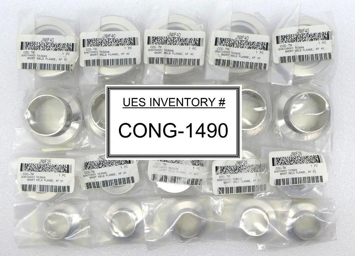 Used Swagelok Short Weld Flange JNWF40 JNWF25 NW40 NW25 Reseller Lot of 20 New