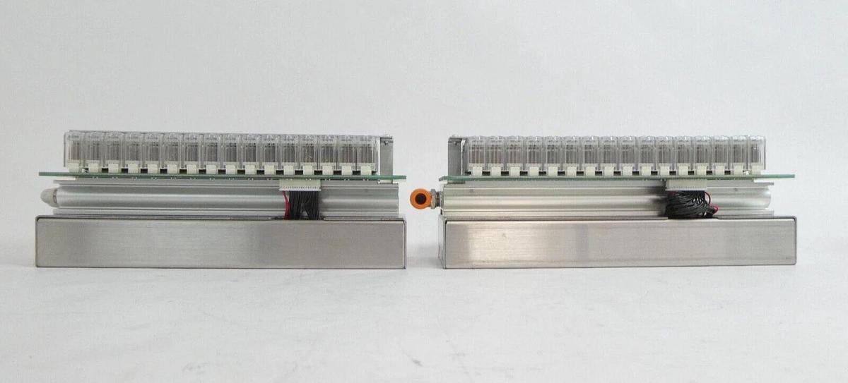 Used SMC IN587-16 16-Port Pneumatic Manifold Assembly Reseller Lot of 6 Working