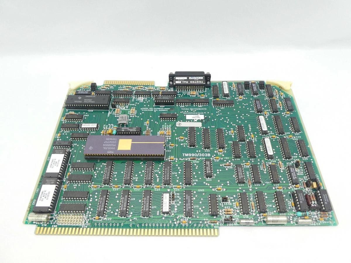 Texas Instruments 1600642-0001 D Floppy Disc Control PCB Card Varian 109533002
