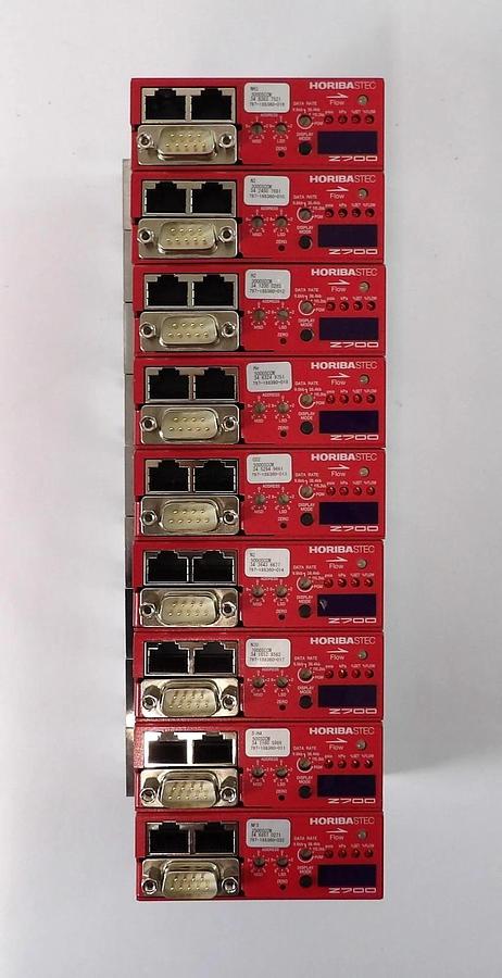 Used Horiba STEC Z700 Mass Flow Controller MFC SEC-Z712MGX Lot of 9 Working Surplus