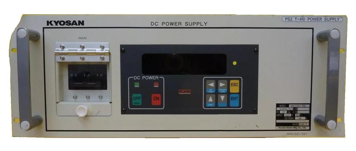 Used Kyosan Electric HPK10ZI-TE1 DC Power Supply -2000V/5A Spare Surplus