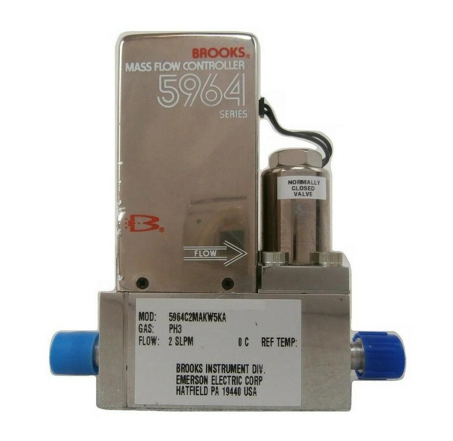 Used Brooks 5964C2MAKW5KA Mass Flow Controller MFC Novellus 22-10518-00 Working Spare