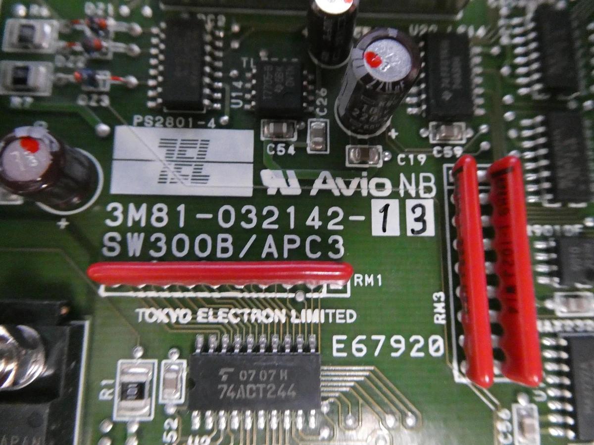 Used TEL Tokyo Electron 3M81-032142-13 Processor PCB SW300B/APC3 GHOST-CUBIC Working
