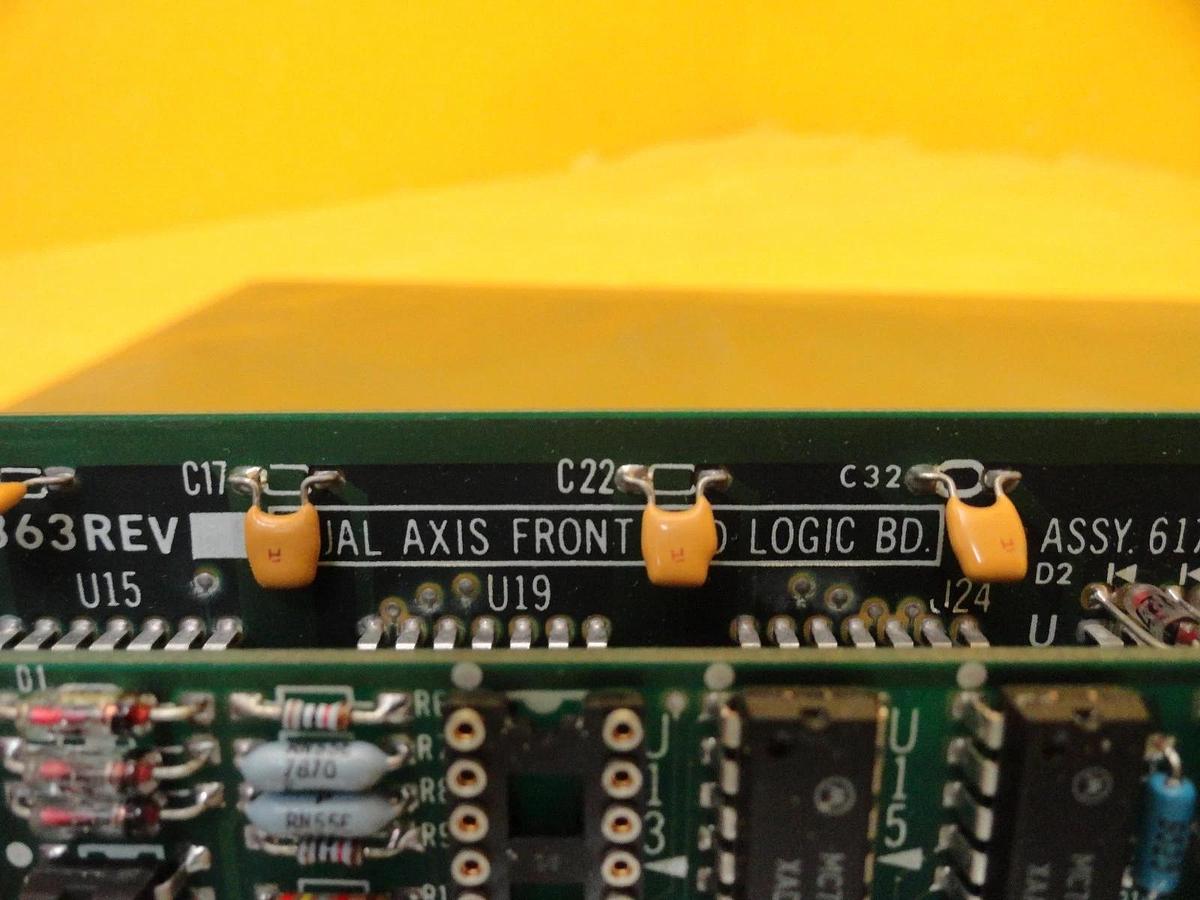 Used Anorad C27363 Dual Axis Front End Logic PCB Card B27843 AMAT Orbot WF 720 Used