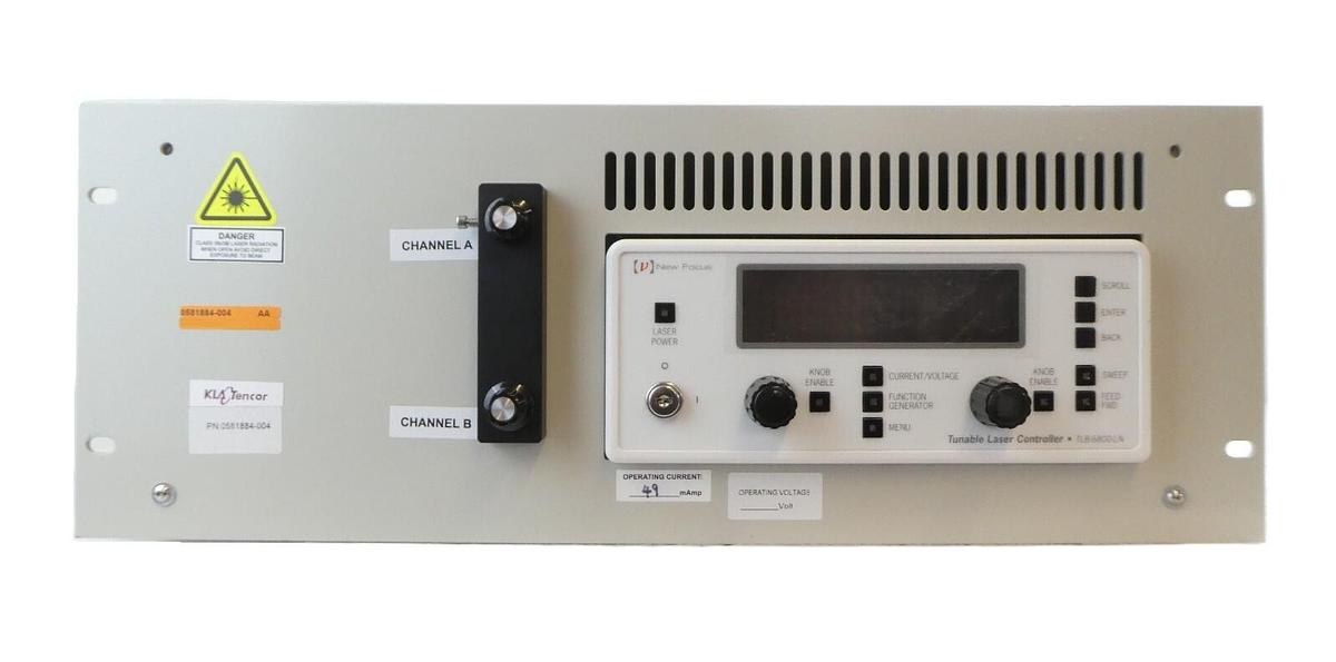 Used KLA-Tencor 0581884-004 Laser System New Focus TLB-6800-LN 7004 TLB 7000 Untested
