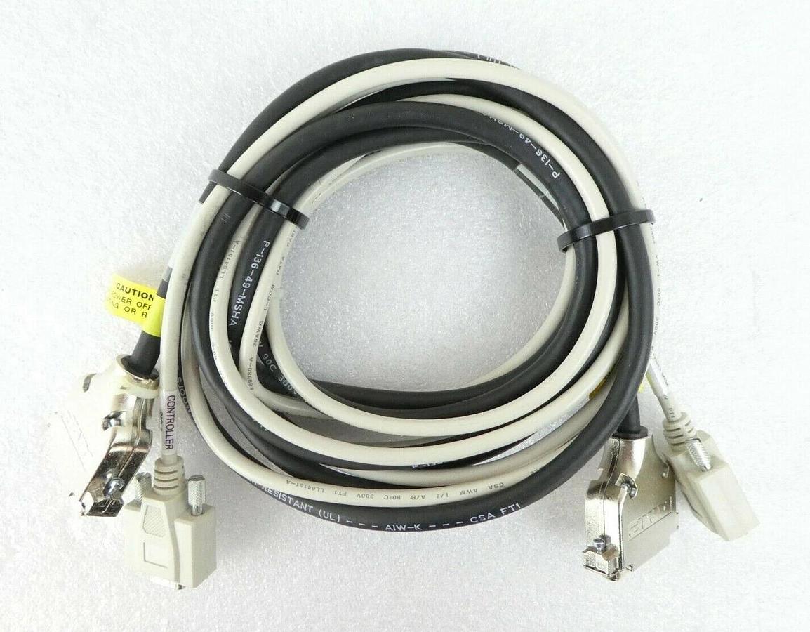 Used Brooks 002-8538-04 Prealigner Interface Cable Set of 2 KLA-Tencor eS31 Working