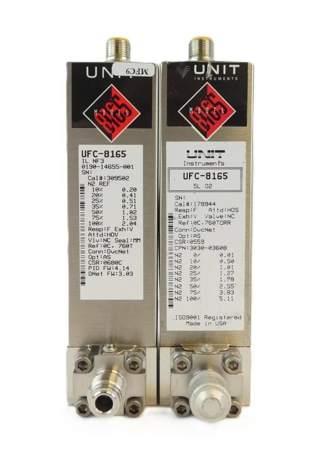 Used UNIT Instruments UFC-8165 Mass Flow Controller MFC Reseller Lot of 11 Working