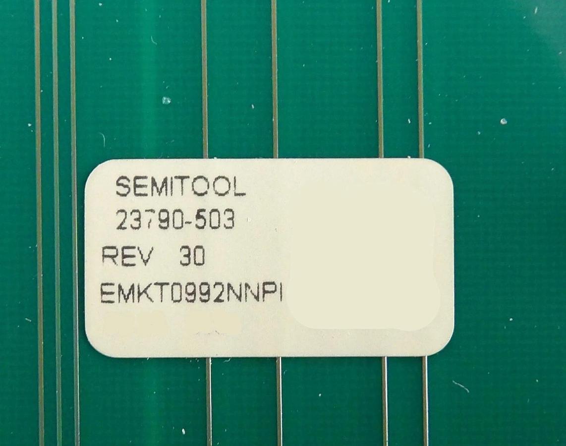 Used Semitool 23790-503 Chemical Delivery I/O Block PCB Board 23790 Working Surplus