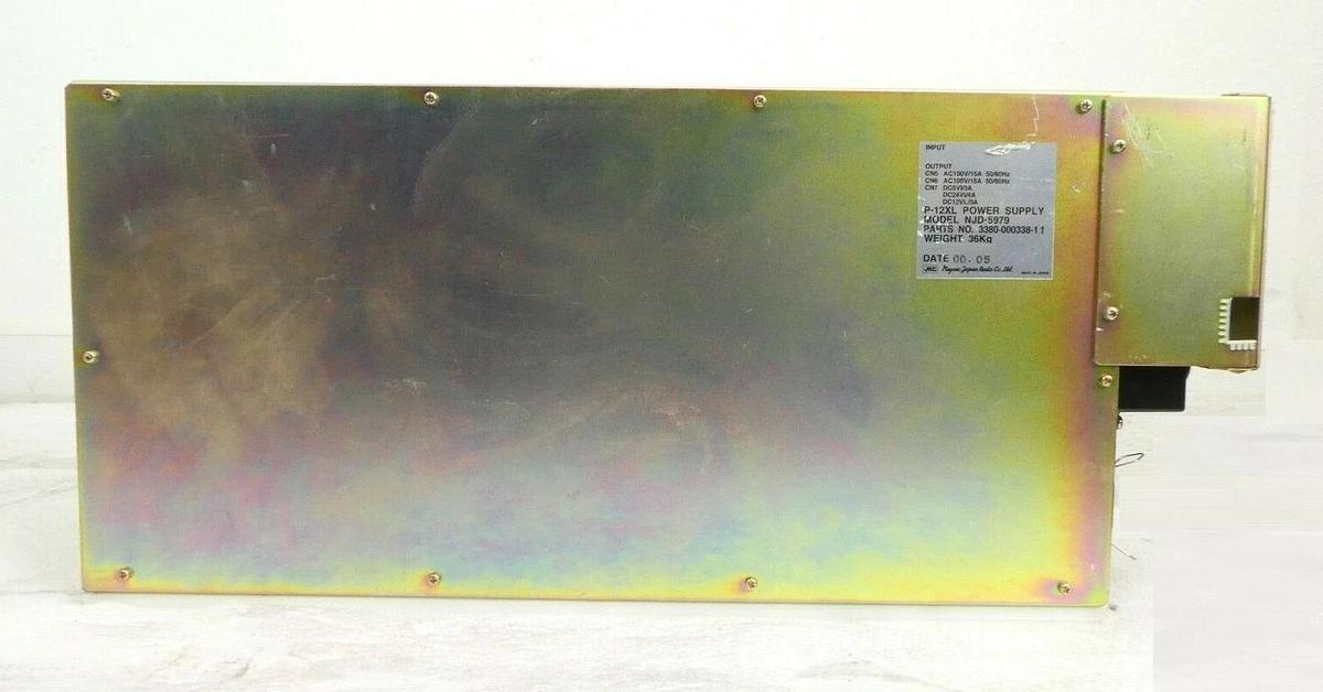 Used Nagano JRC 3380-000338-11 Power Supply NJD-5979 TEL Tokyo Electron Untested