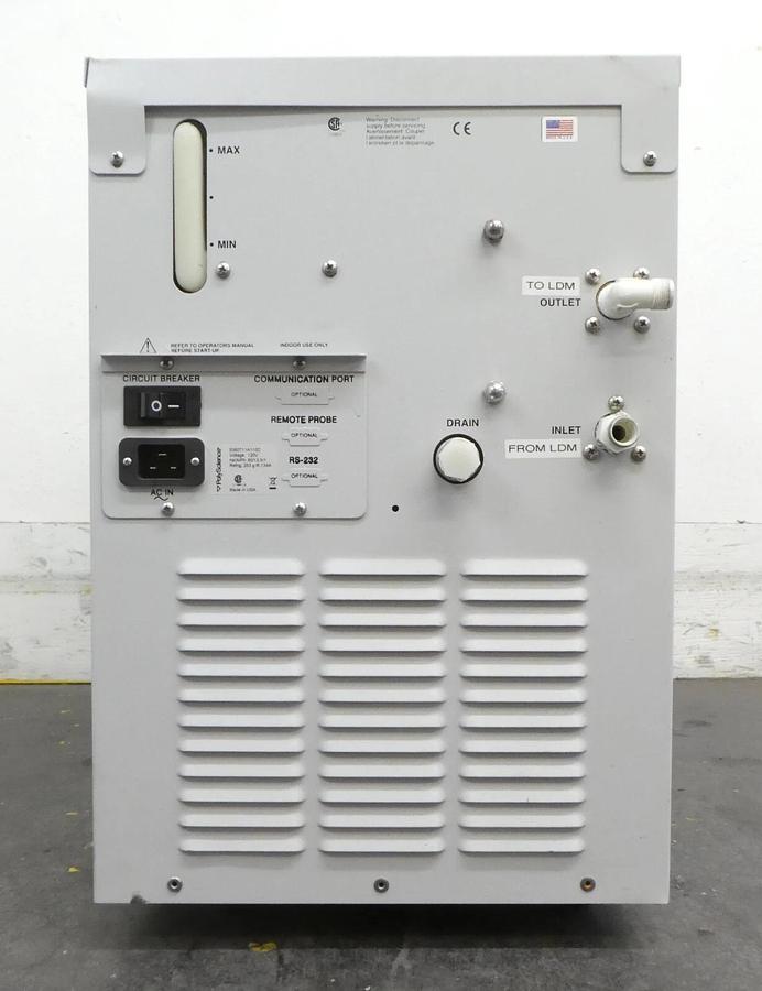 Used PolyScience 5360T11A110C Turbine Pump Recirculating Chiller w/Heater Tested