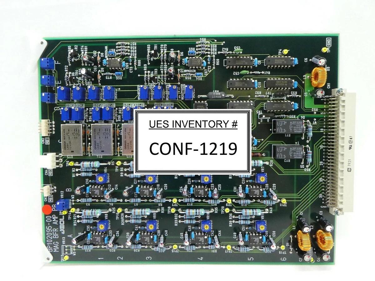 Used JEOL BP102095-00 MAG BFR AMP PB PCB Card JWS-7555S Wafer Review SEM Working