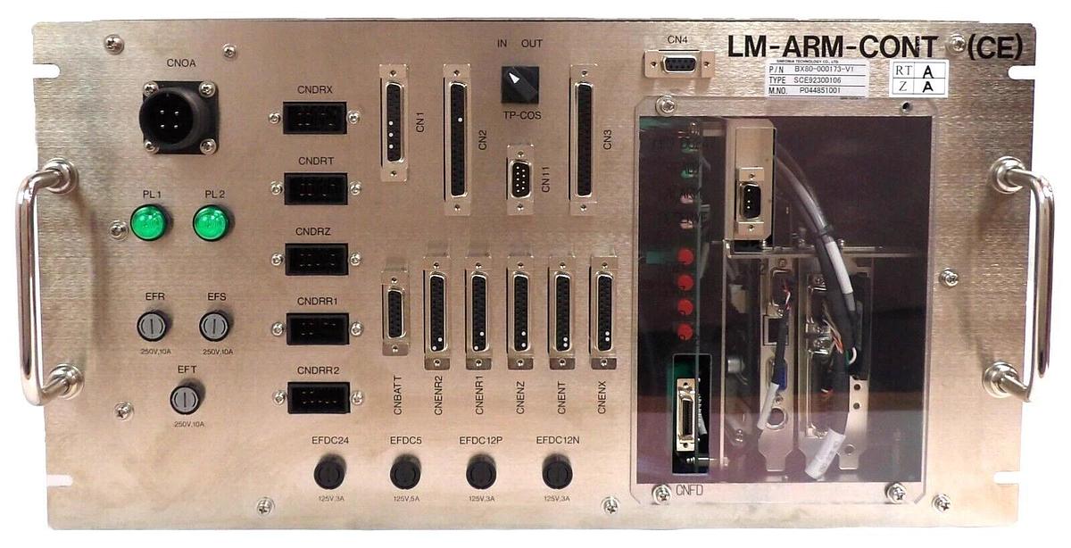 Used Shinko Electric BX80-000173-V1 Robot Controller SCE92300106 LM-ARM-CONT Working