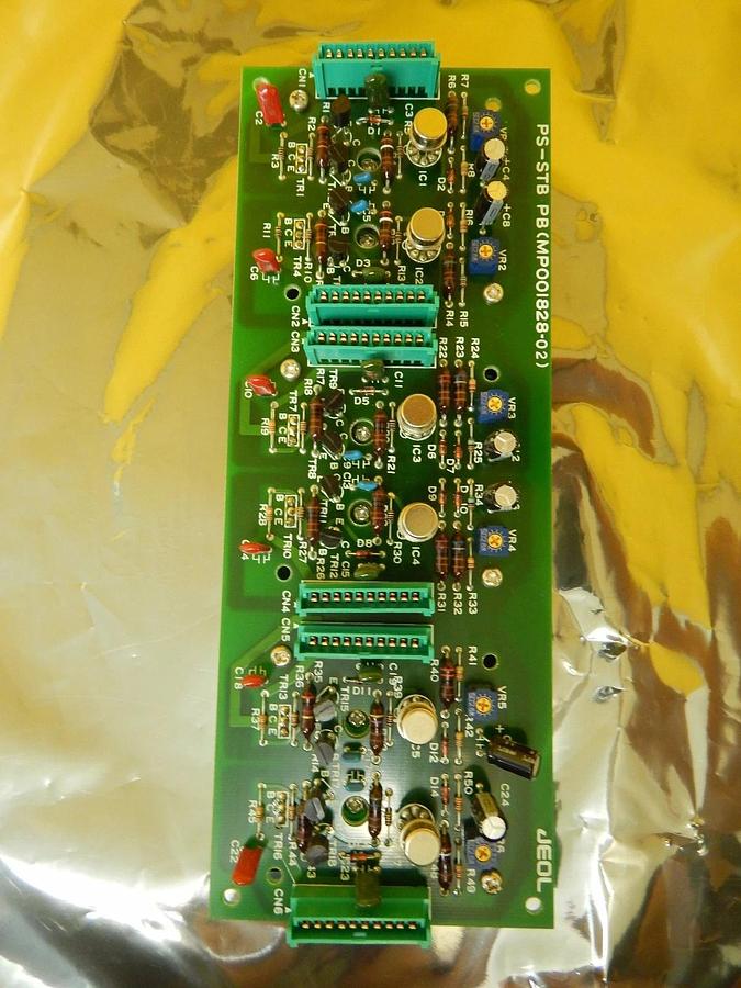 Used JEOL MP001828-02 PS-STB PB Power Supply Board PCB JEM-2010F TEM Used Working