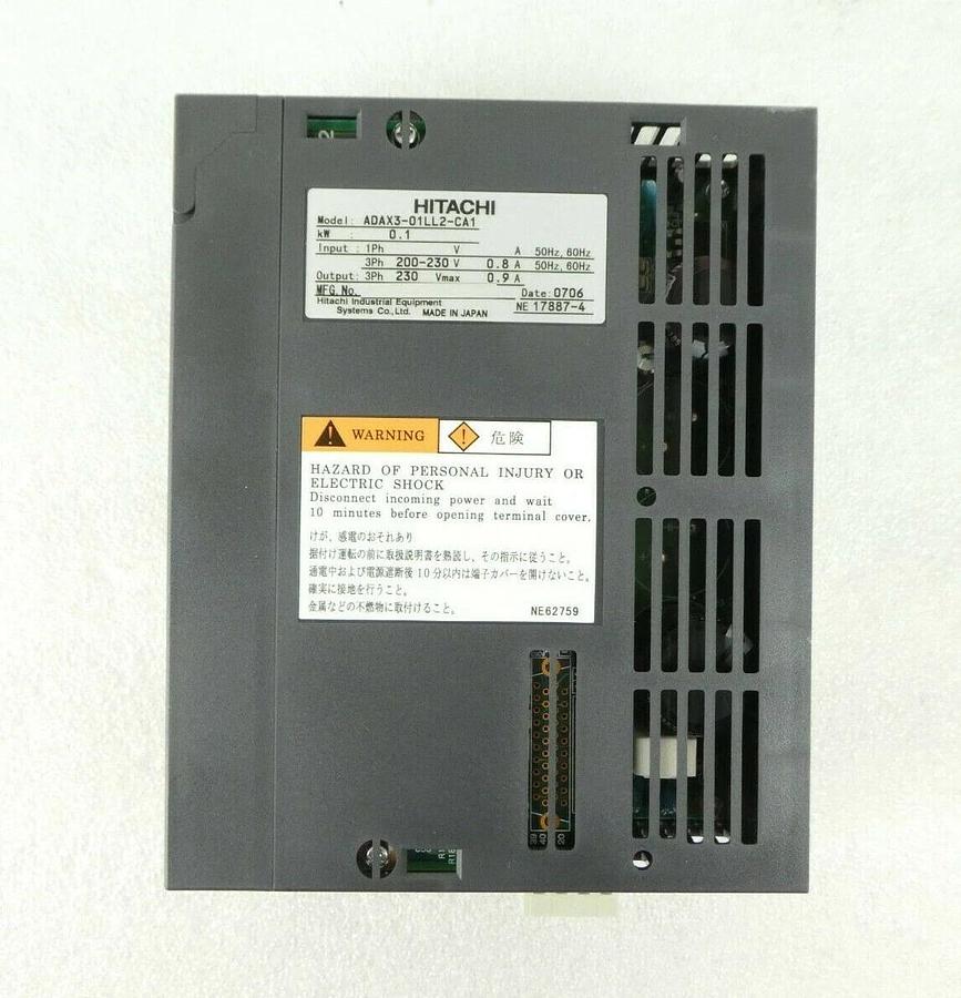 Used Hitachi ADAX3-01LL2-CA1 AC Servo Amplifier AD Nikon NSR FX-601F Working Surplus