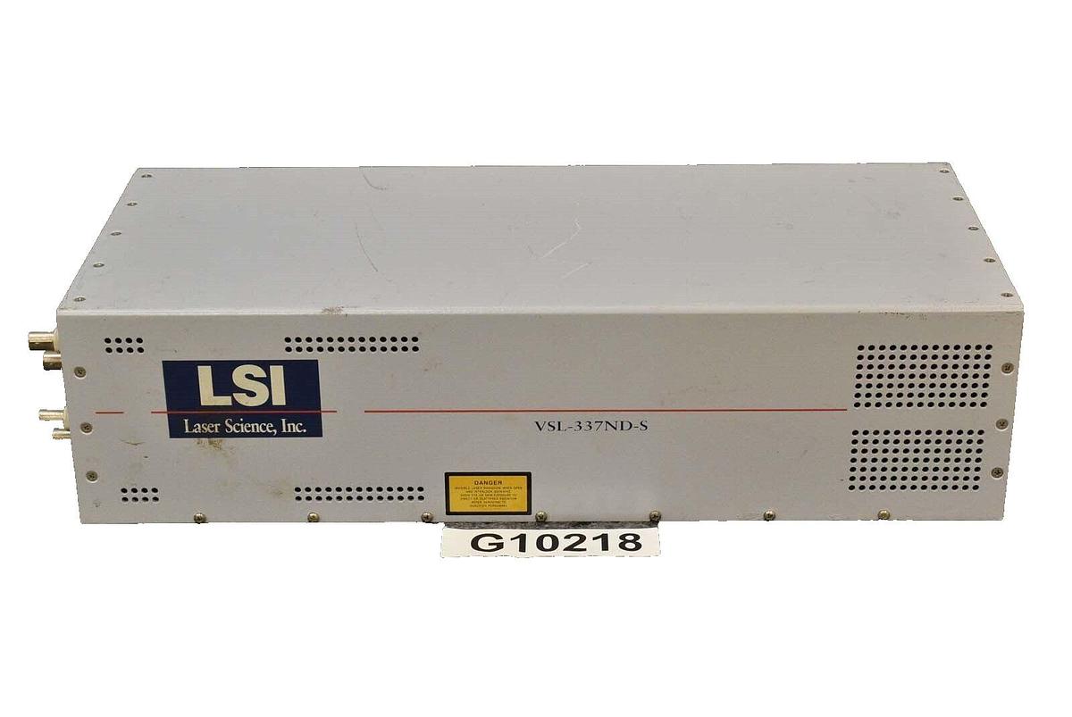 Used LSI Laser Science VSL-337ND-S Pulsed UV Air-Cooled Nitrogen Laser System Surplus
