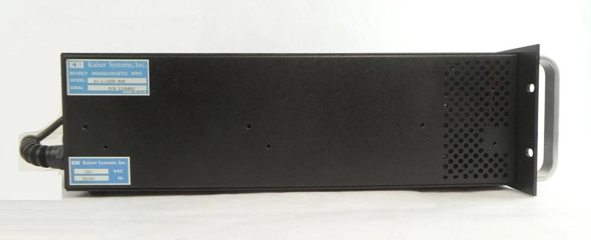Used KSI Kaiser Systems 1100891 DC Power Supply S1-1-1000 POS Working Surplus