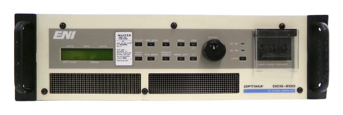 Used DCG-200Z Optima ENI DCG-200Z-00 DC Plasma Generator 10kW Master MKS Surplus