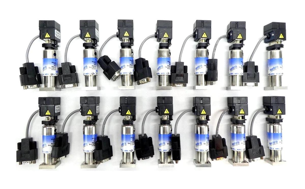Used Setra 2271100PZE52CD1M Pressure Sensor with M327 LDM Reseller Lot of 14 Working