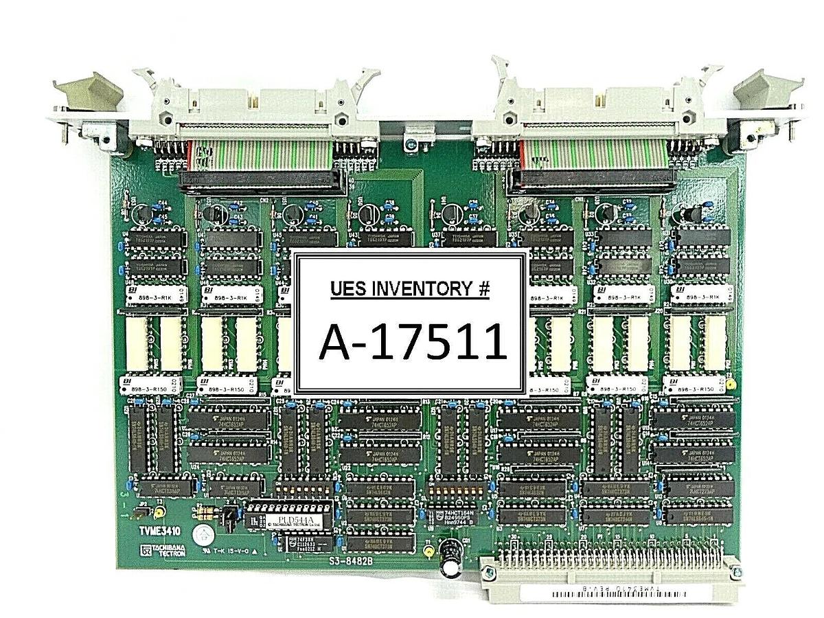 Used Tachibana Tectron TVME3410 Processor PCB Card Working Surplus
