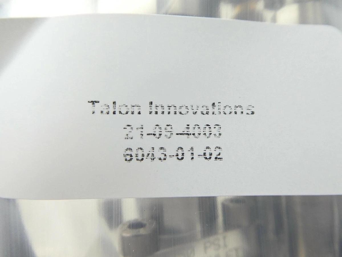 Talon Innovations 6043-01-02 Diaphragm Valve TEL Tokyo Electron 21-09-4003 New
